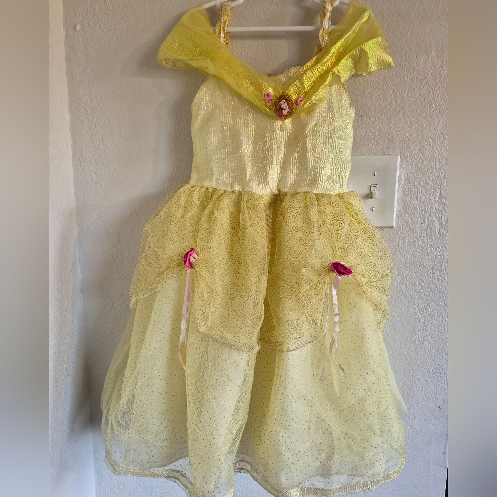 Disney Beauty & the Beast Belle Princess Dress Halloween Costume